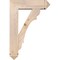Ekena Millwork Olympic Arts and Crafts Smooth Bracket w/ Offset Brace, Douglas Fir, 7 1/2"W x 26"D x 38"H BKT0806X26X38OLY03SDF - alternate 3